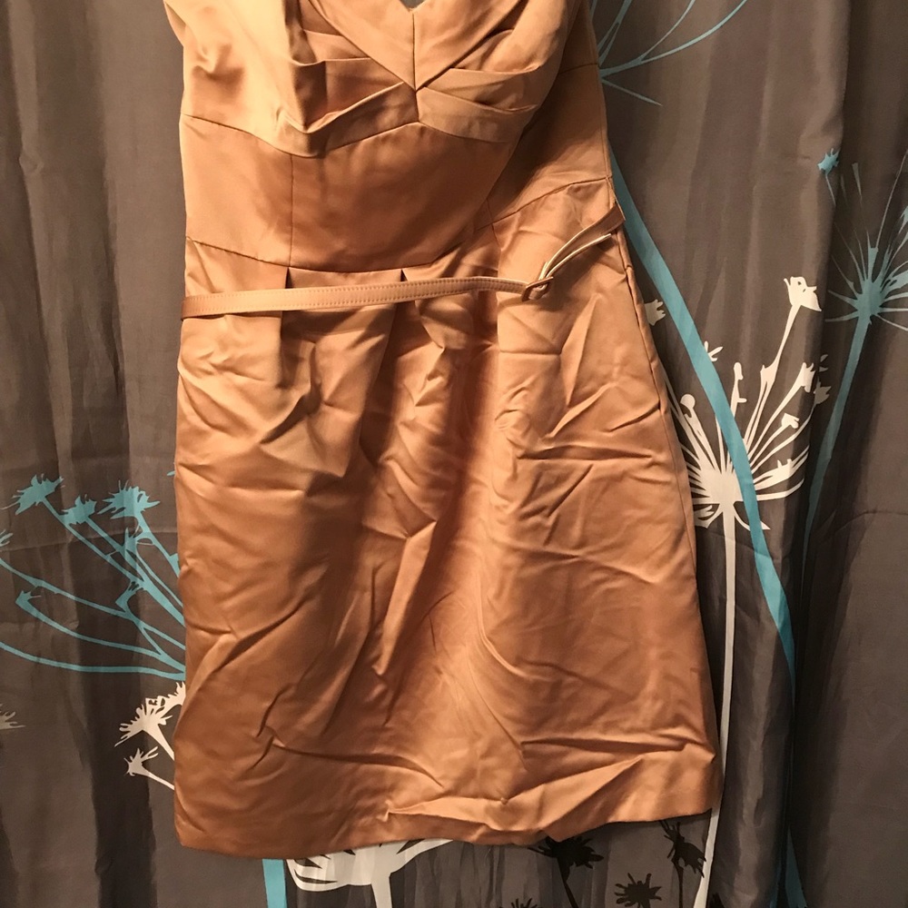 Champagne evening dress